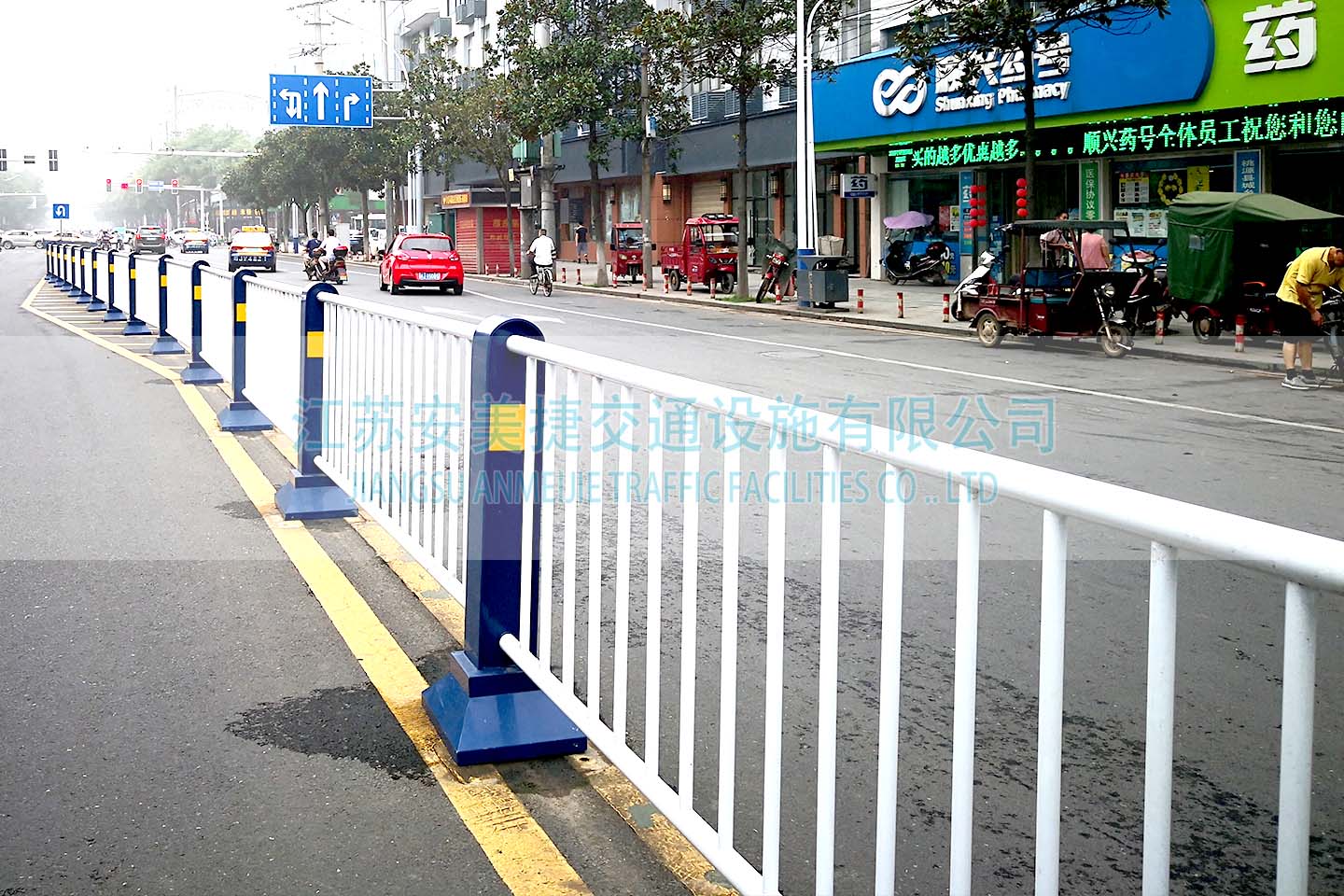 太和縣40000米道路隔離護(hù)欄工程